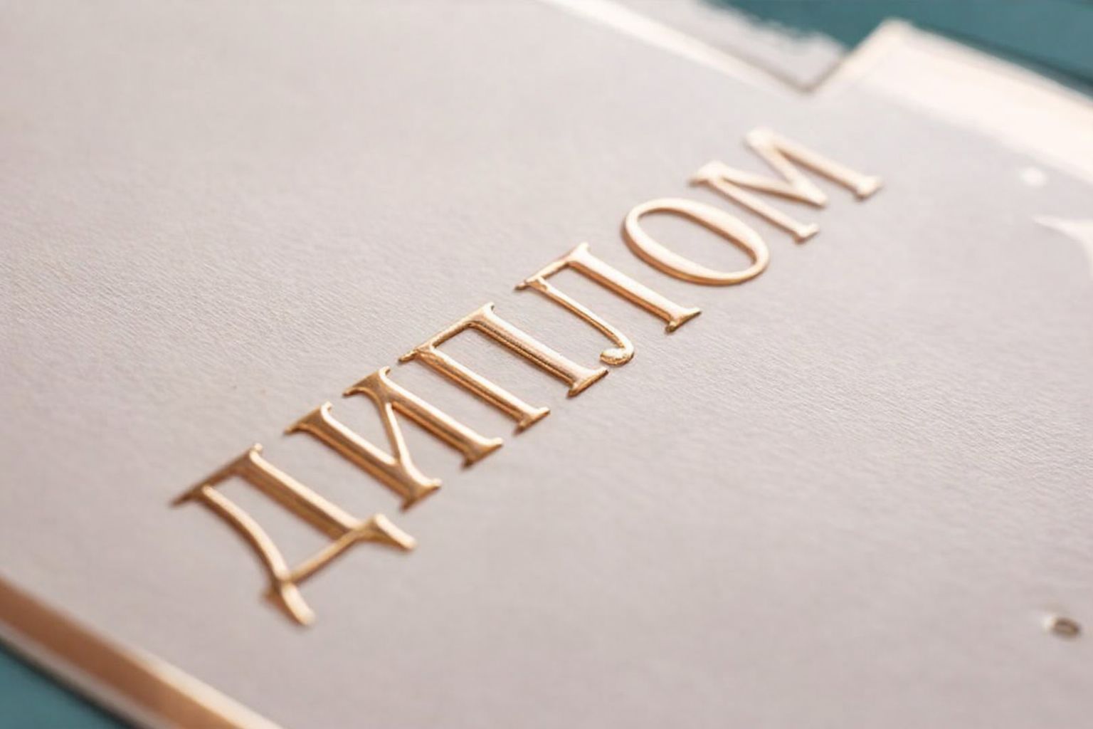 Дипломы с 3D-лаком